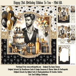 Happy 21st Birthday Wishes To You - Mini Kit
