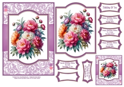 Spring Peonies - 5x7