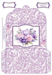 Beautiful Roses & Lisianthus - Money Wallet