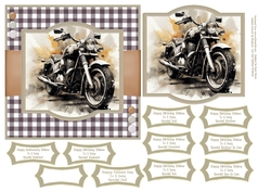 A Vintage Motor Bike - 6x6