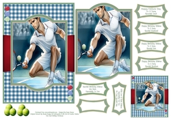 The Tennis Player - 5x7
