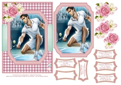For The Love Of Tennis - 5x7