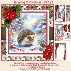 Hedgehog At Christmas - Mini Kit