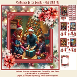 Christmas Is For Family - 6x6 Mini Kit