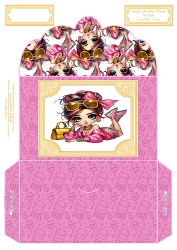 Stylish Girls Dressed In Pink 2 - Money Wallet
