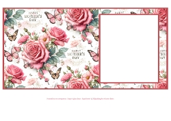 Happy Mothers Day Roses - 6x6 Insert