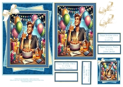 Happy Birthday Wishes Just For You - 5x7