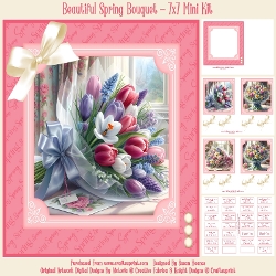 Beautiful Spring Bouquet - 7x7 Mini Kit