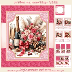 Love & Cherish Today, Tomorrow & Always - 7x7 Mini Kit