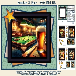 cup1395817_846 - Snooker & Beer - 6x6 Mini Kit