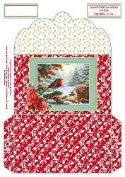 Festive Berry Robins - Money Wallet