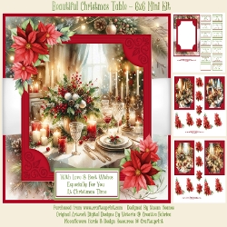 Beautiful Christmas Table - 6x6 Mini Kit