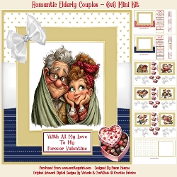 Romantic Elderly Couples - 6x6 Mini Kit