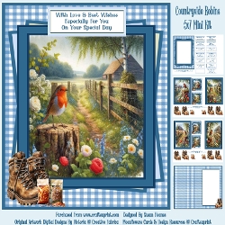 Countryside Robins - 5x7 Mini Kit