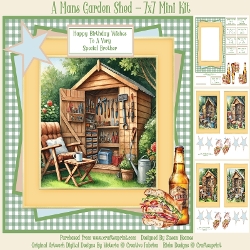 A Mans Garden Shed - 7x7 Mini Kit