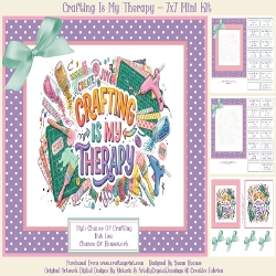 Crafting Is My therapy - 7x7 Mini Kit