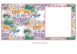 Crafting Is My Therapy - 6x6 Insert