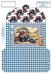 Funny Grandad On His Motorbike - Money Wallet