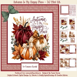 cup1465789_846 - Autumn Is My Happy Place - 7x7 Mini Kit