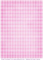 Pink Plaid Paper 2