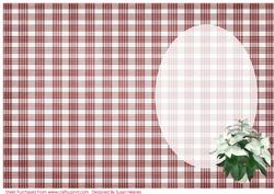 Christmas White Poinsettia Insert