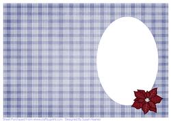 Christmas Poinsettia Insert