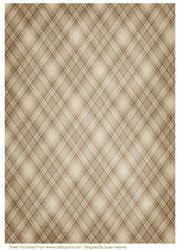 Brown Tartan Paper