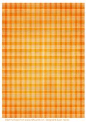 Burnt Orange Plaid Paper