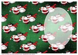 Santa Claus and Frosty the Snowman Insert