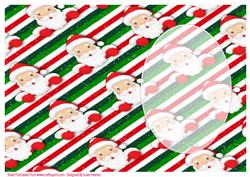Stripey Santa Claus Insert