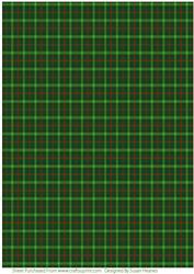 Christmas Green Check Paper