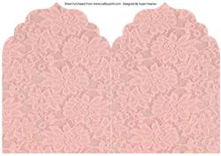 Vintage Lace Elegant Top Card Base