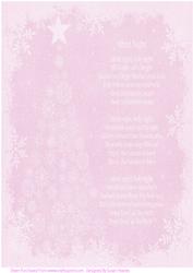 Pink Silent Night Paper