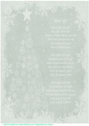 Green Silent Night Paper