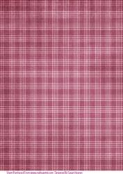 Dusky Rose Plaid Paper