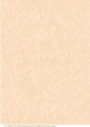 Peach Swirls Paper