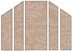 Coffee Swirls Theatre Card Base