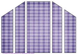 Purple Plaid Theatre Card Base