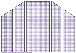 Christmas Purple Plaid Theatre Card Base
