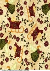 Angel and Sleigh Paper