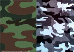 Green and Grey Camo Card Fronts