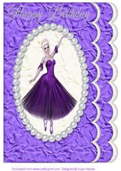 A4 Purple Ballerina