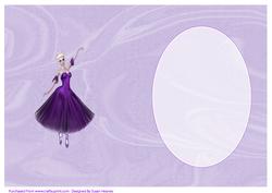 Purple Ballerina Insert