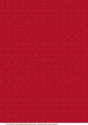 Red Engraved Paper