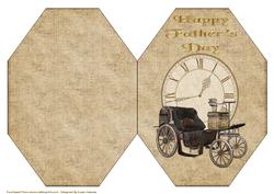 Steam Punk Travel Octagon Card 5