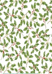 Christmas Holly Paper