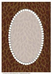 Animal Fur and Pearls Card Front