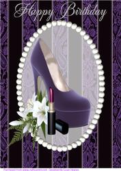 A4 Purple Suede Shoes