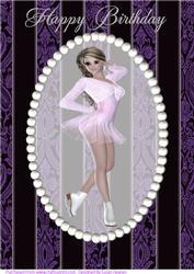 A4 Elegant Ice Skater 2