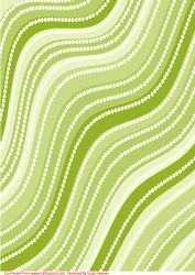 Bright Green Wavy Paper